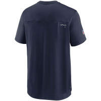 Dallas Cowboys Nike Sideline Coaches Performance V-Neck T-Shirt - Navy