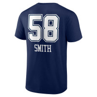 Mazi Smith Dallas Cowboys Fanatics Branded Wordmark Player Name & Number T-Shirt - Navy