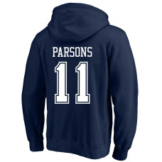 Micah Parsons Dallas Cowboys Fanatics Branded Big & Tall Fleece Name & Number Pullover Hoodie - Navy