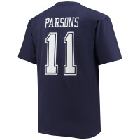 Micah Parsons Dallas Cowboys Fanatics Branded Big & Tall Player Name & Number T-Shirt - Navy